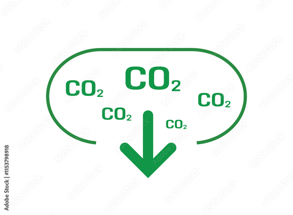 carbon neutral text information sign carbon neutral text information sign