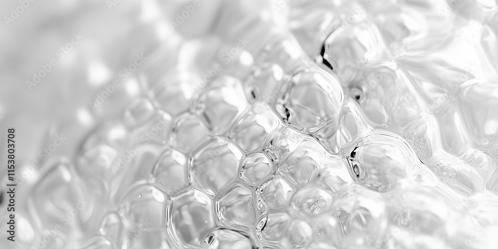 Close-up of transparent soap bubbles. Close-up of transparent soap bubbles.