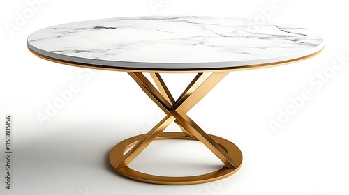 Elegant round marble table design modern home furniture showcase