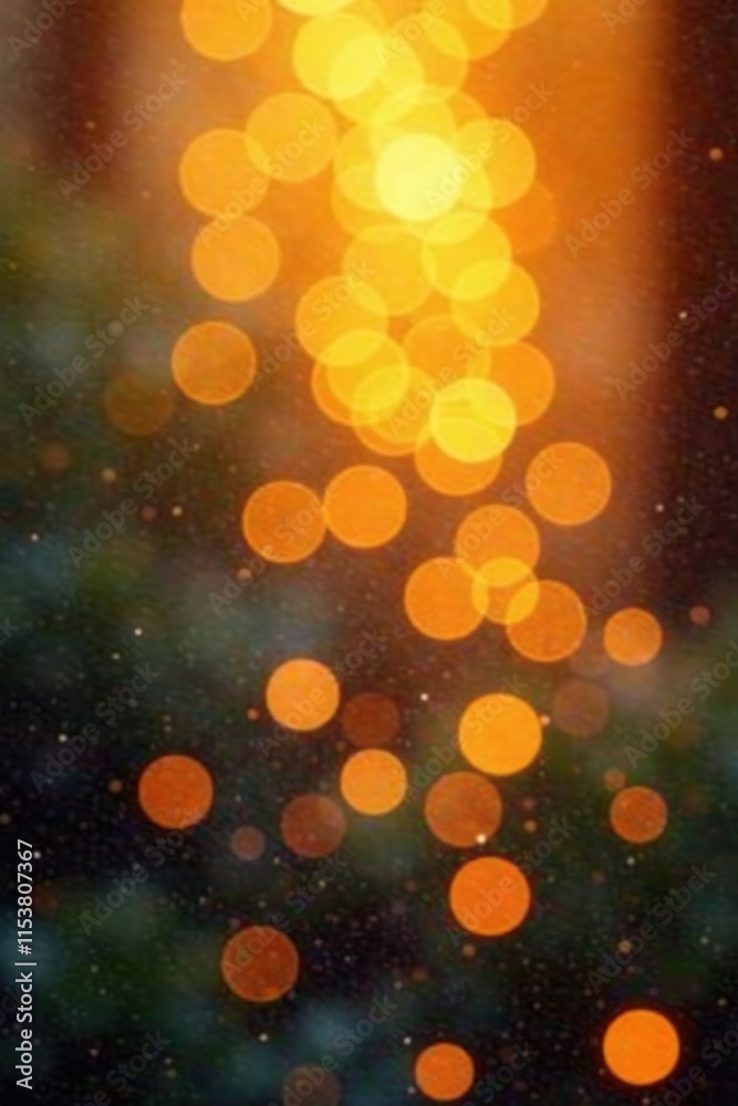 Fototapeta premium Soft Focus Golden Light on Abstract Background, warm ambiance, Golden bokeh