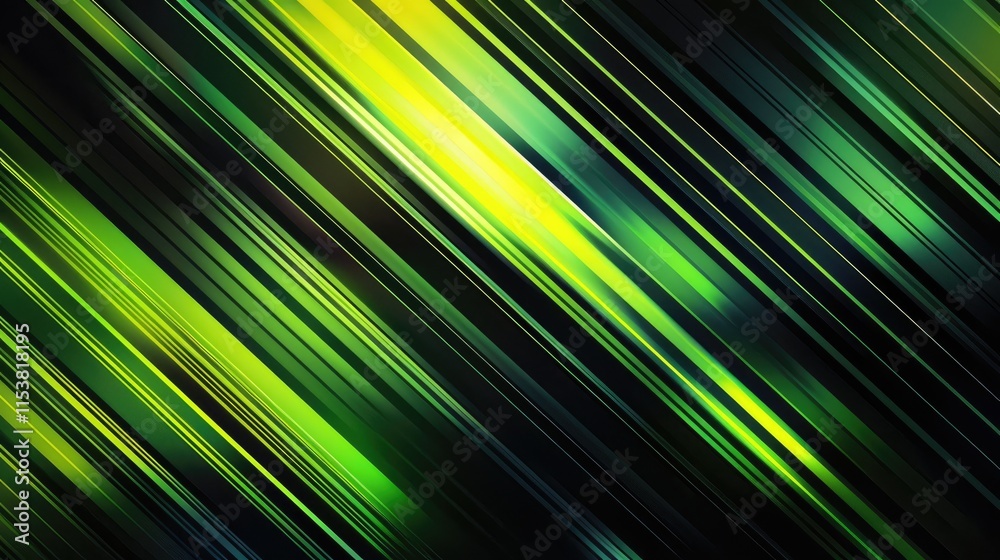 Abstract green and black diagonal lines creating a dynamic, modern background. Abstract green and black diagonal lines creating a dynamic, modern background.