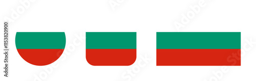 Bulgaria flag icon set