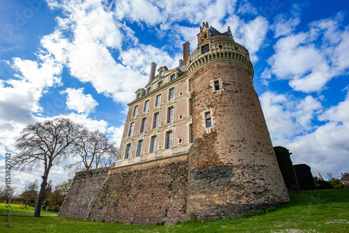 Chateau de Brissac, near Angers, loire valley, france
