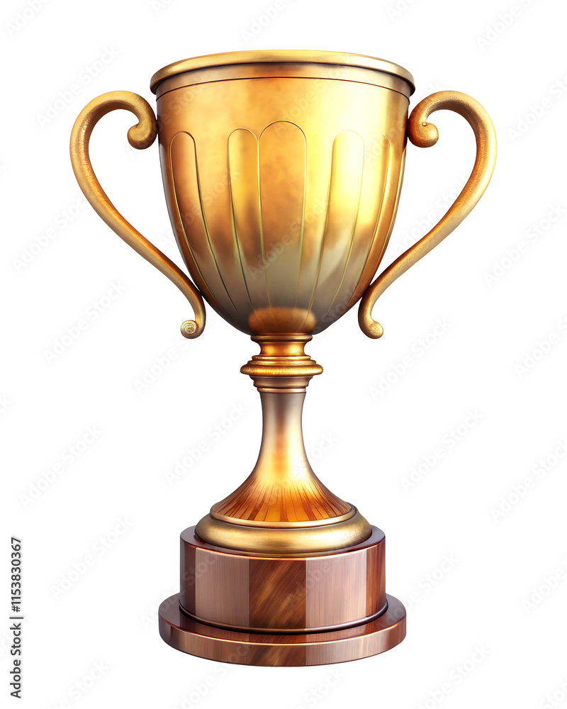 gold cup isolated on white background gold cup isolated on white background