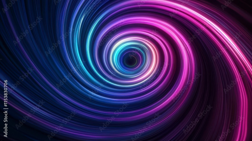 Obraz premium Abstract Swirl of Vibrant Colors in a Spiral Formation Creating a Dynamic Visual Effect Suitable for Backgrounds or Graphic Designs