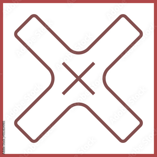 Cross icon design