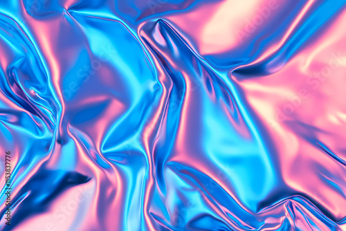 Abstract Fluid Iridescent Holographic Background
