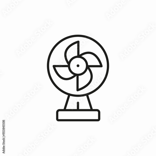 air fan icon sign vector