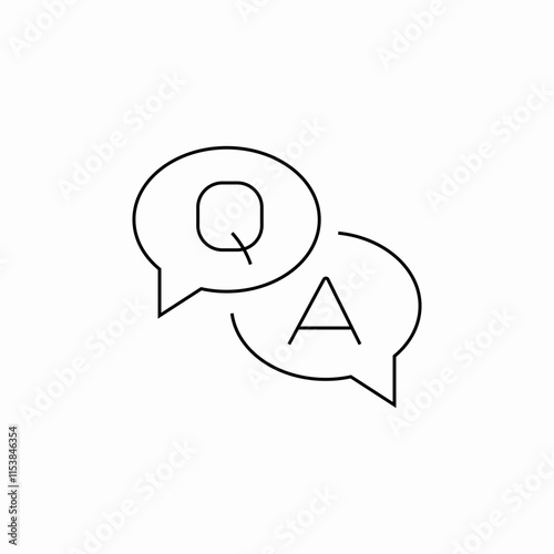 foreign language talk icon sign vector