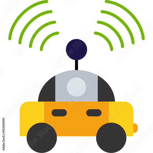 Autonomous Car Icon