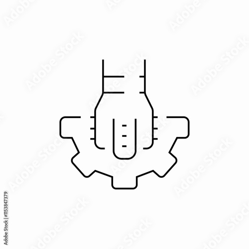 petrol oil drill icon sign vector