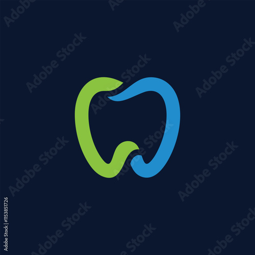 minimalist dentist logo, elegant and modern inspiration