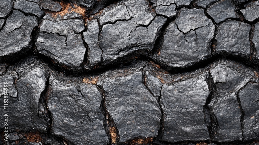 Fototapeta premium High Contrast Detailed Textures of Aging Cracked Surface