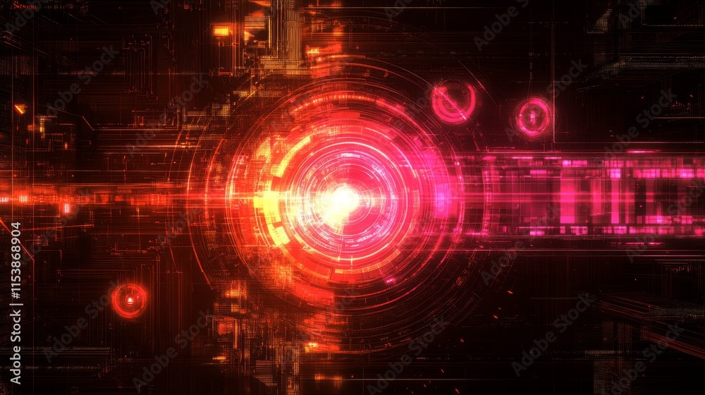 Abstract Technology Background with Soft Light Effects Abstract Technology Background with Soft Light Effects