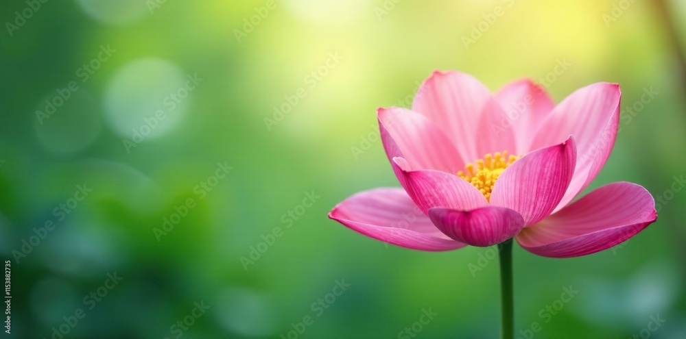 Soft petals unfolding on a subtle gradient background, greenery, nature, nature Soft petals unfolding on a subtle gradient background, greenery, nature, nature
