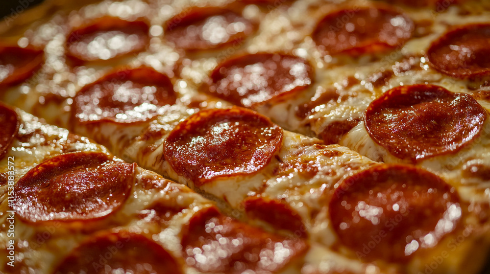 Freshly baked pepperoni pizza with melted cheese and crispy crust ready to be enjoyed by pizza lovers in a cozy setting