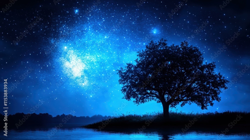 Ethereal moonlit nights Serenity in moonlit park Ethereal moonlit nights Serenity in moonlit park