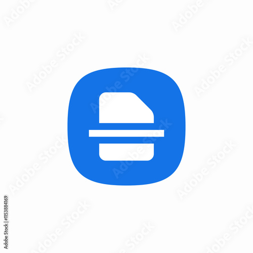 file scanner icon sign vector