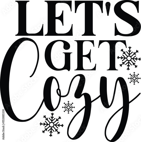 let's get cozy SVG