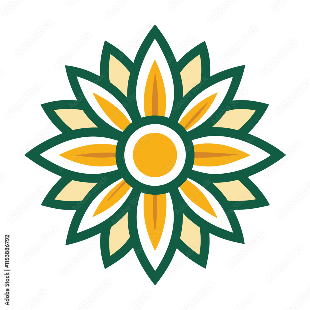 Conceptual image showing the sunflower trademark and motif. Conceptual image showing the sunflower trademark and motif.