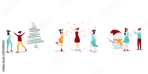 Someone is Dancing to Celebrate Christmas