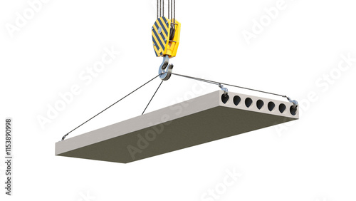 Concrete slab on constructi...