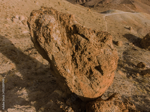 Rock Formation On Lake Mead National Recreation Area's Liberty Bell Trail During the Day photo