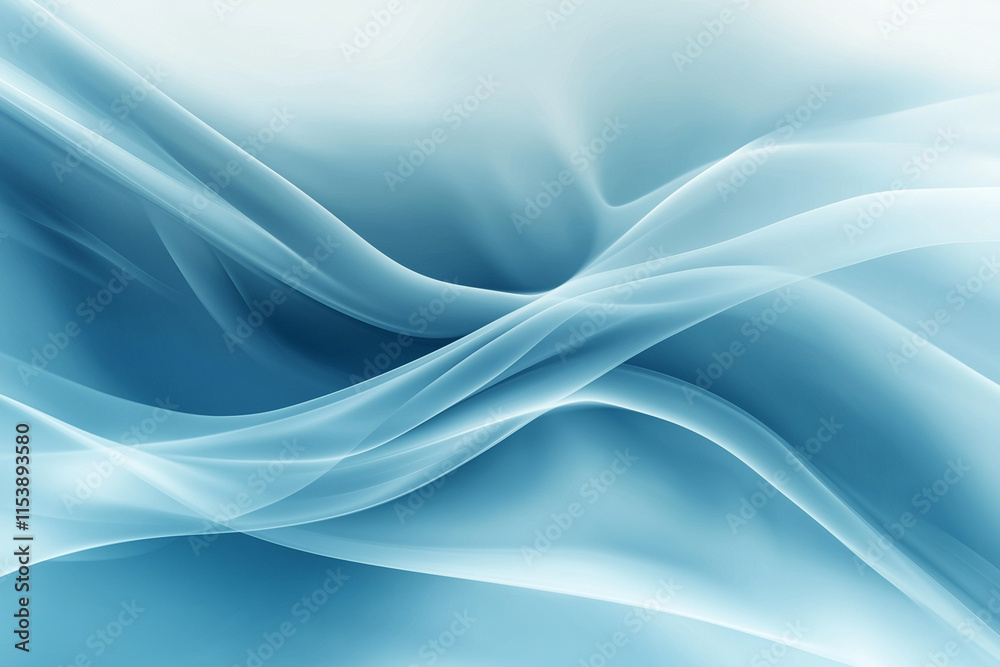 Soft blue and white waves creating an abstract background, Soft gradients of baby blue evoking a sense of peace Soft blue and white waves creating an abstract background, Soft gradients of baby blue evoking a sense of peace