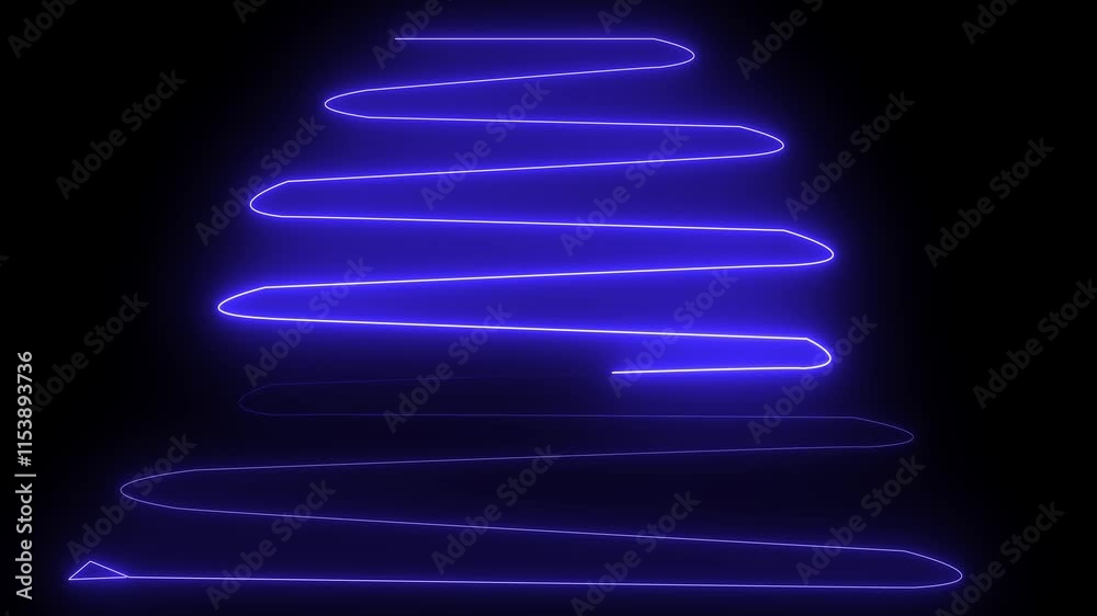 Neon font increase icon glowing animation - Vertical futuristic black background Neon font increase icon glowing animation - Vertical futuristic black background