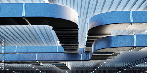 Bilde på lerret Air-conditioning ducts
