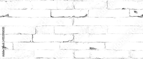 Vector abstract background of white brick seamless texture of a white brick wall.