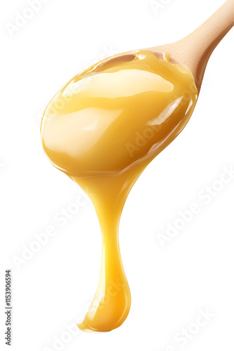 cheese, Caramel, honey, oil sauce liquid dripping on transparent background photo