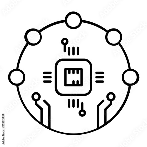 microprocessor icon