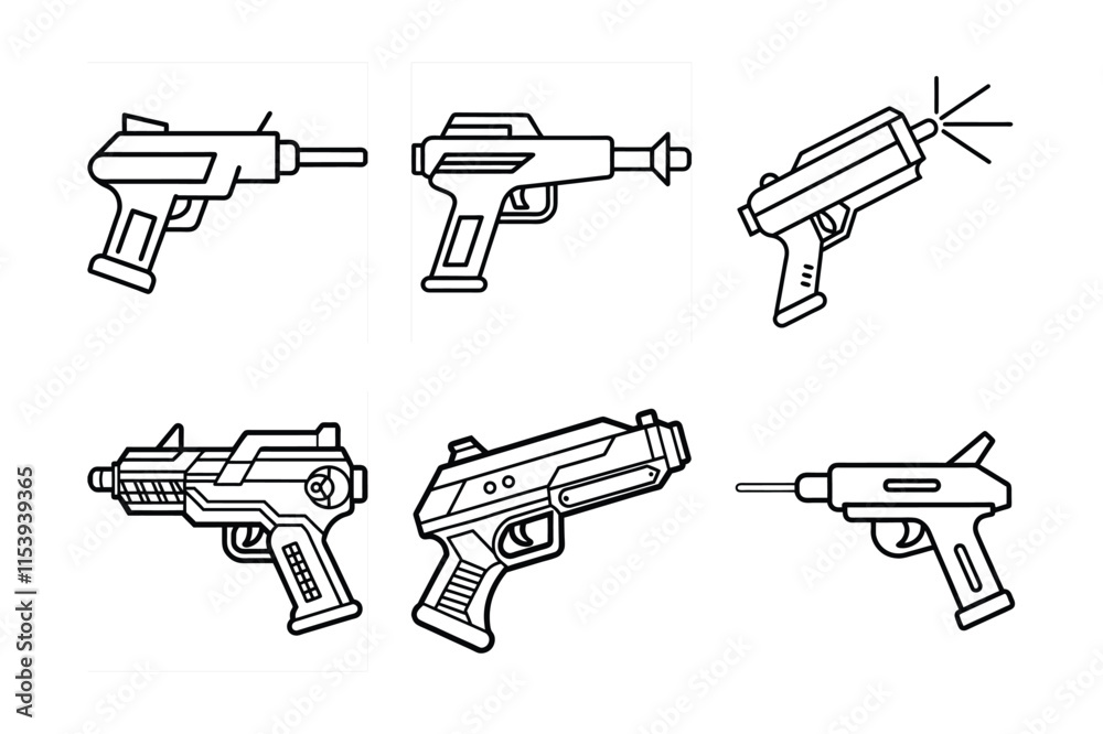 illustration of a gun illustration of a gun