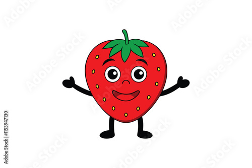 strawberry cartoon character