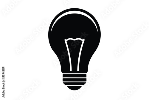 light bulb isolated on white