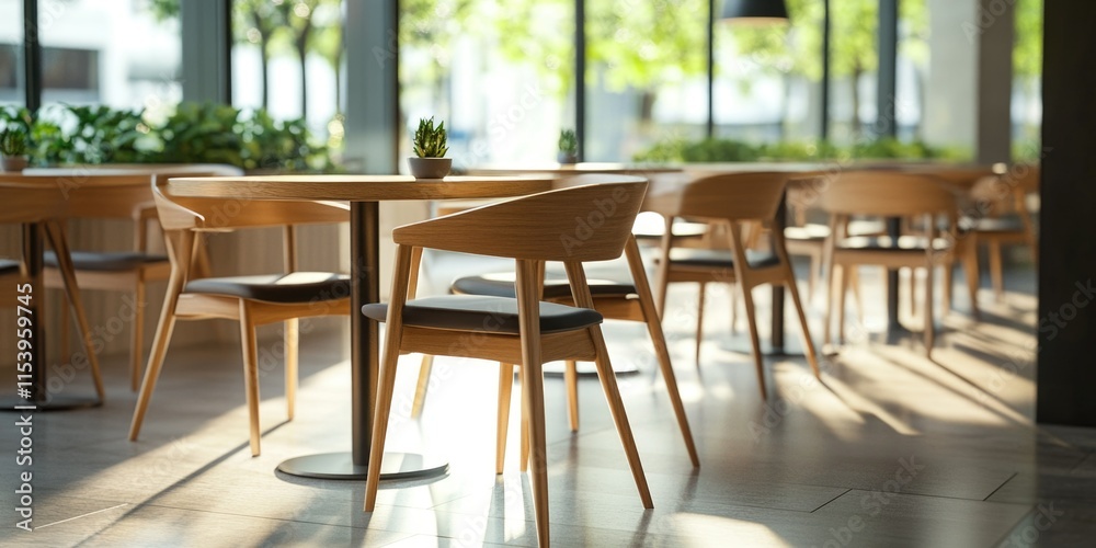 Obraz premium Modern Cafe Interior