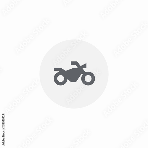 motorcycle bike icon sign vector