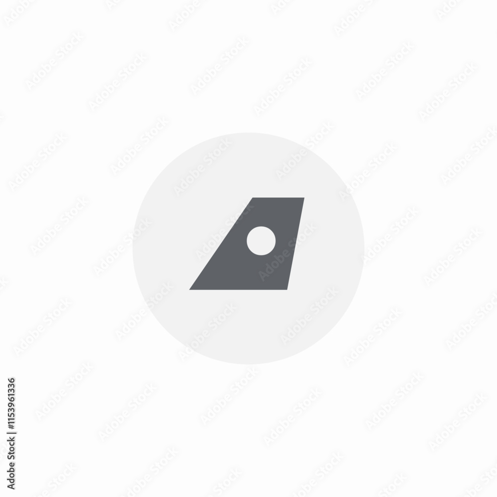 plane wing icon sign vector plane wing icon sign vector