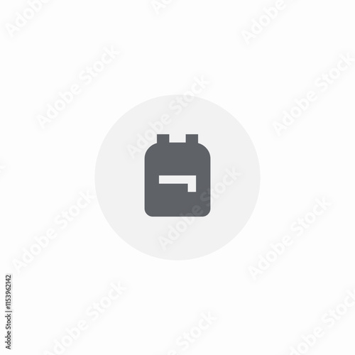 school backpack icon sign vector