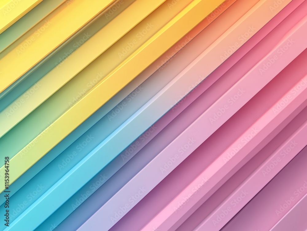 Fototapeta premium Abstract Pastel Diagonal Stripes Background