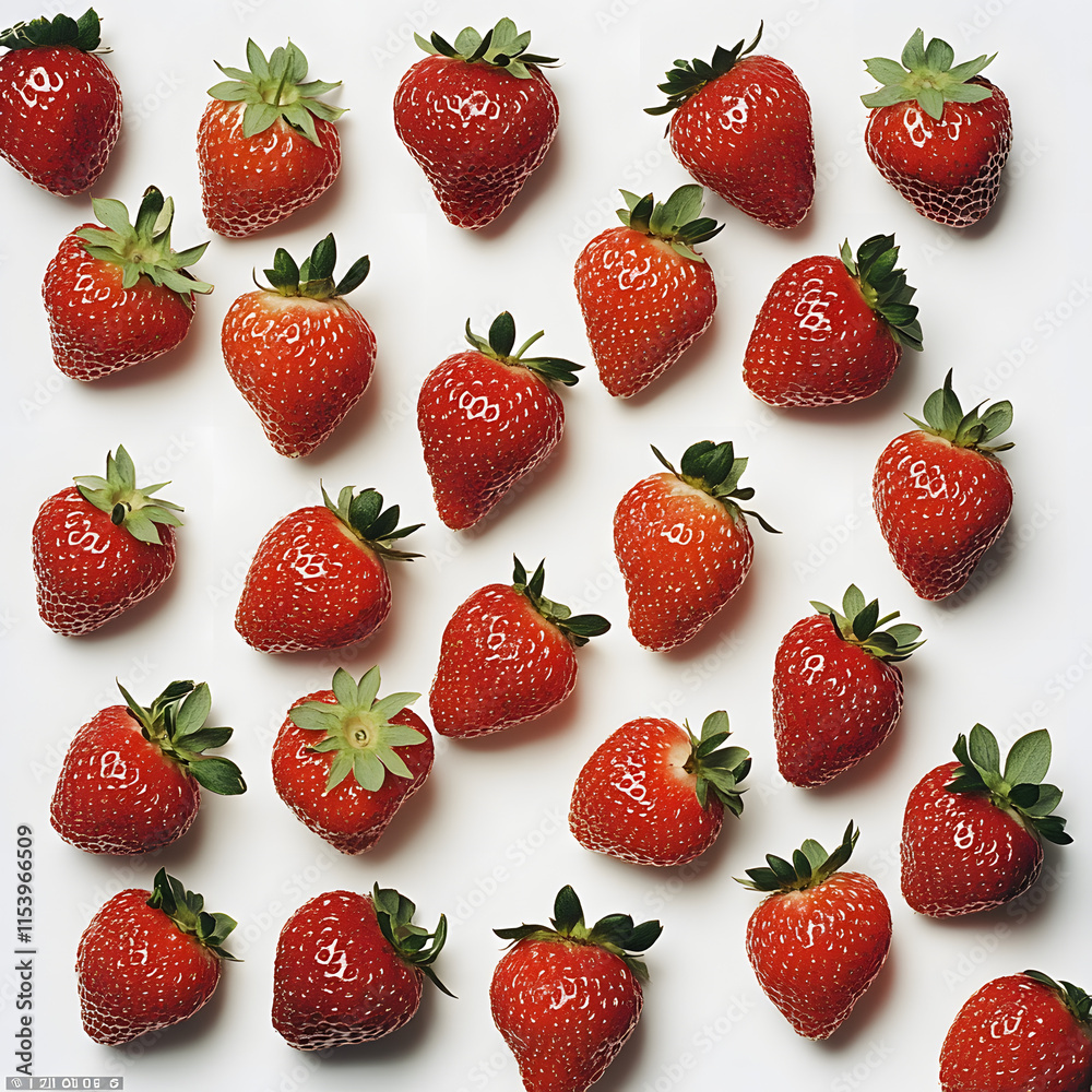 fresh strawberry in white background fresh strawberry in white background
