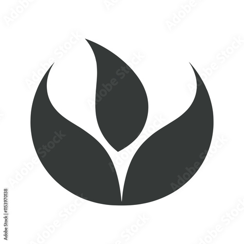 Leaf logo vector illustration