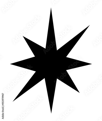 Wallpaper Mural Star clip art design on plain white transparent isolated background for card, shirt, hoodie, sweatshirt, apparel, card, tag, mug, icon, poster or badge Torontodigital.ca
