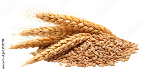 PNG Wheat ear Wheat grains ingredient food. photo