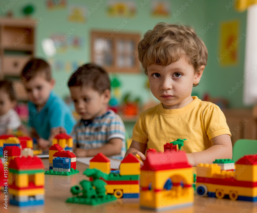 child playing with blocks child playing with blocks