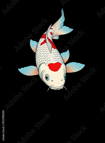 Ai based art, Koi Fish 