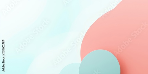 Wallpaper Mural Pastel-colored circles on a soft background, ideal for presentations or design projects Torontodigital.ca