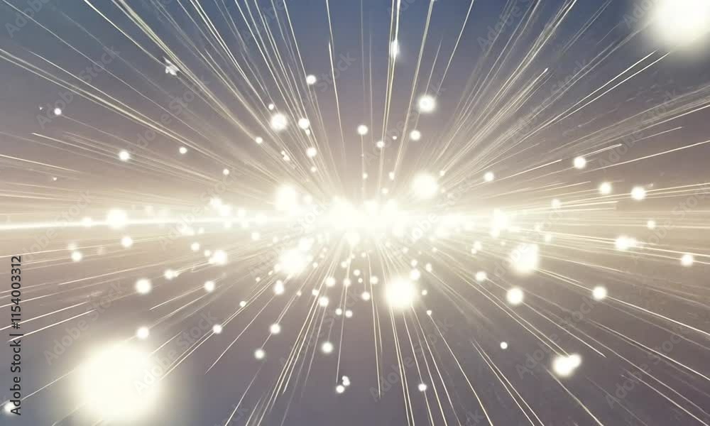 Bright white light rays burst background.