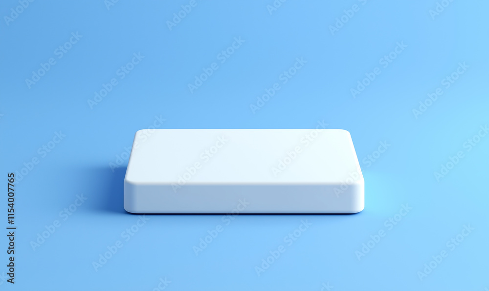 A simple white rectangular block on a light blue background, showcasing minimalistic design and clean lines. A simple white rectangular block on a light blue background, showcasing minimalistic design and clean lines.